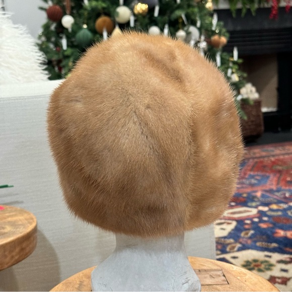 Mint Canadian Pastel Mink Fur Hat Cap Women Woman - Picture 8 of 12